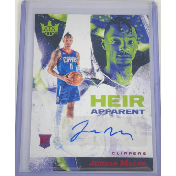 PANINI NBA COURT KINGS 快艇 JORDAN MILLER AUTO RC 99張 貼紙簽名 球員卡
