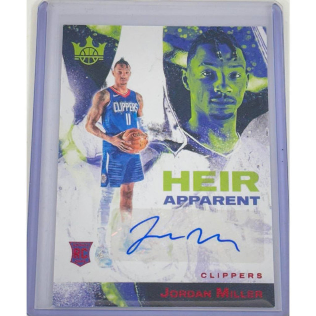 PANINI NBA COURT KINGS 快艇 JORDAN MILLER AUTO RC 99張 貼紙簽名 球員卡