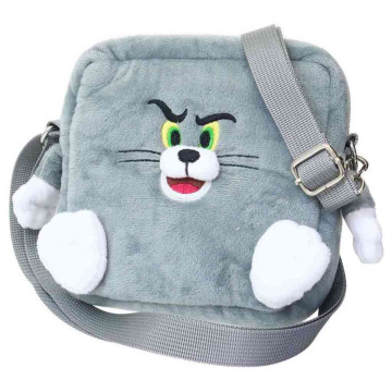 BEETLE TOM AND JERRY 正方 絨毛 湯姆貓 隨身小包 側背包 手機包 日本正版