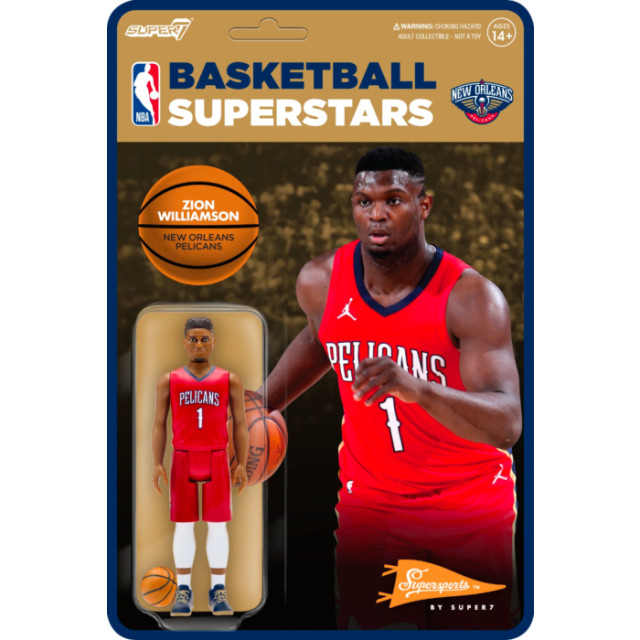 BEETLE SUPER7 NBA ZION WILLIAMSON 錫安 威廉森 新奧爾良鵜鶘 紅色球衣