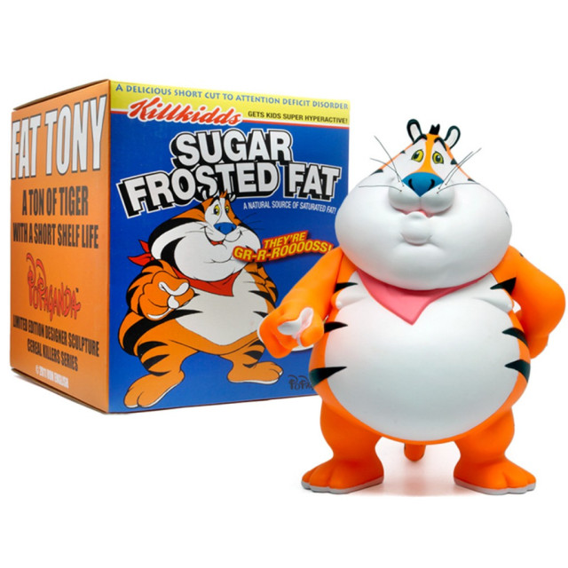 BEETLE RON ENGLISH 2015 家樂氏 東尼虎 TONY TIGER 麥片 POPAGANDA 公仔