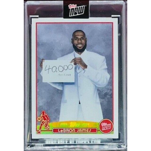 BEETLE TOPPS NOW LEBRON JAMES 2023-24 4萬分 SSP LJ-40K 湖人 詹姆士