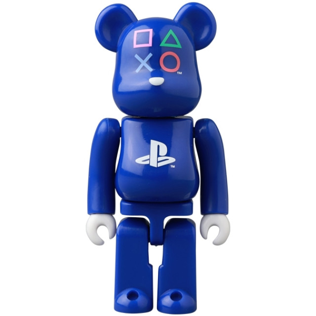 BEETLE BE@RBRICK PLAY STATION PS4 48代 S48 藍色 盒抽 庫柏力克熊 100%