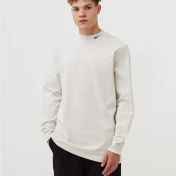 BEETLE NIKE MOCK NECK SHIRT 高領 T恤 美版 小勾LOGO 長袖 衛衣 DX5868-030