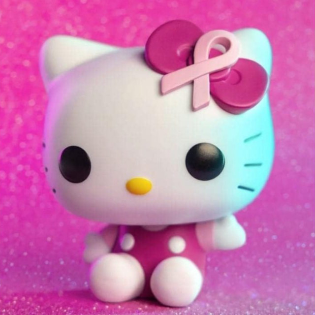 BEETLE FUNKO POP HELLO KITTY 凱蒂貓 三麗鷗 乳癌防治系列 粉色 BCRF 粉紅絲帶