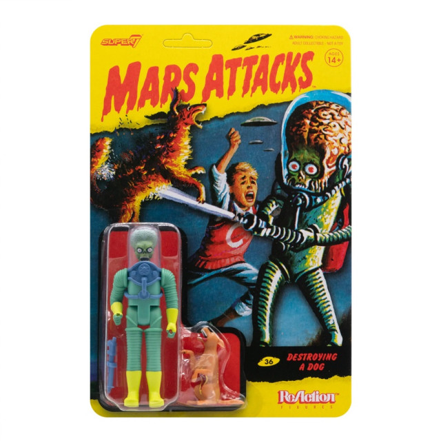 BEETLE SUPER7 星戰毀滅者 MARS ATTACKS DESTROYING A DOG REACTION