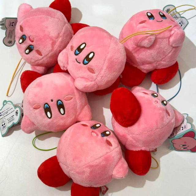 隨機出貨 BEETLE 日本 星之卡比 卡比之星 KIRBY 吊飾 鑰匙圈 橡皮筋 可愛 表情 正版 任天堂 絨毛娃娃