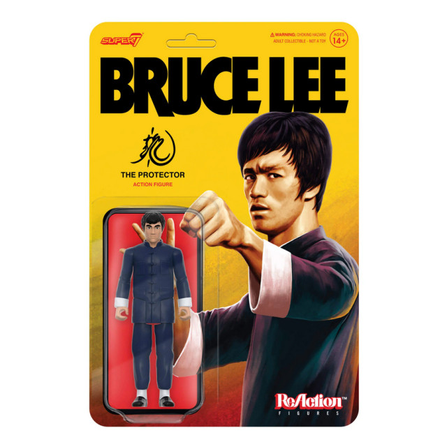 BEETLE SUPER7 李小龍 BRUCE LEE 唐裝 THE PROTECTOR REACTION 吊卡 公仔