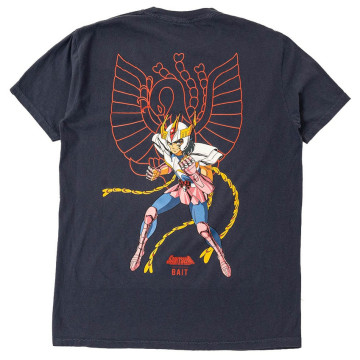 BEETLE BAIT SAINT SEIYA 鳳凰座一輝 IKKI 短T 短TEE 聯名 青銅 聖鬥士星矢 深藍色