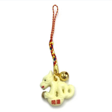 BEETLE 龍年 2024 吊飾 開運 アイボリ辰根付 鈴鐺 開運小物 小吊飾 干支根付 招福祈願 龍