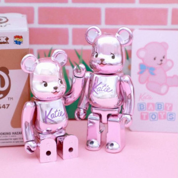 BEETLE BE@RBRICK KATIE 電鍍 粉紅色 47代 盒抽 隱藏版 S47 庫柏力克熊 100%