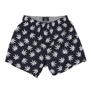 BEETLE HUF PLANTLIFE BOXER 大麻葉圖案內褲 HUFAC33001 黑色 男性內褲 四角褲