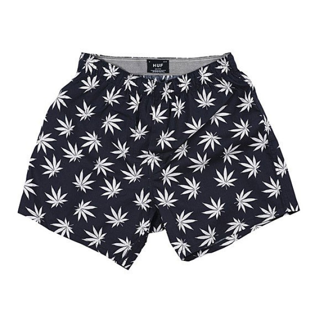 BEETLE HUF PLANTLIFE BOXER 大麻葉圖案內褲 HUFAC33001 黑色 男性內褲 四角褲
