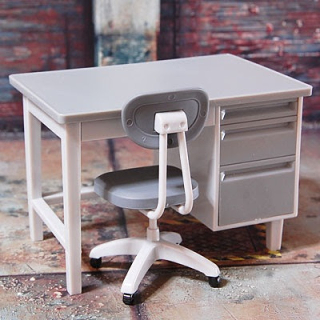 BEETLE YAMADA 事務机 辦公桌 辦公椅 辦公室 日本 1/12 公仔 專用 擺設 佈置 場景 小物 迷你模型