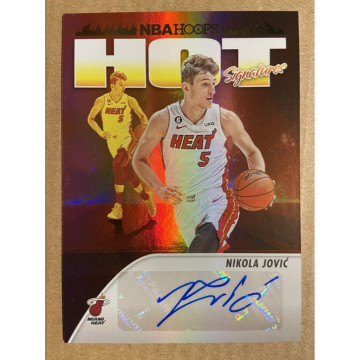 2023-24 PANINI NBA HOOPS NIKOLA JOVIC HOT AUTO 親筆簽名 貼紙簽 熱火