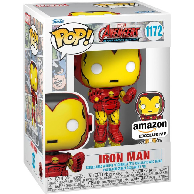 BEETLE FUNKO POP MARVEL 鋼鐵人 IRON MAN 附別針 復仇者聯盟 亞馬遜限定