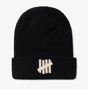 BEETLE UNDEFEATED 針織 毛帽 ICON APPLIQUE BEANIE 黑色 柵欄 90271