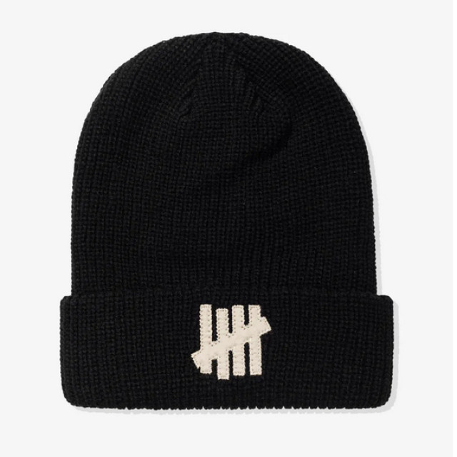 BEETLE UNDEFEATED 針織 毛帽 ICON APPLIQUE BEANIE 黑色 柵欄 90271