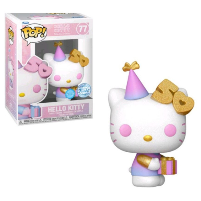 BEETLE FUNKO POP HELLO KITTY 凱蒂貓 三麗鷗 50TH 閃亮版 限定 50週年 禮物