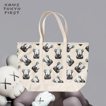 BEETLE KAWS TOKYO FIRST UNIQLO 手袋 托特包 帆布包 聯名 展覽限定 優衣庫 行李袋