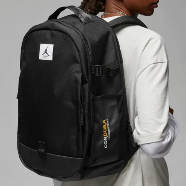 NIKE JORDAN FLIGHT 後背包 雙肩背 筆電包 喬丹 運動 休閒 上課 黑色 FV2899-010