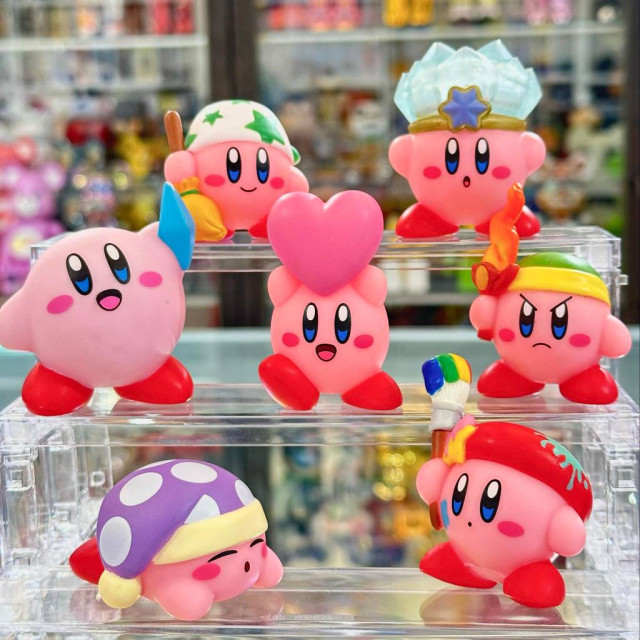 BEETLE 星之卡比 卡比之星 卡比 公仔 KIRBY 任天堂 小擺設 可愛 勇士卡比 睡覺可比 愛心卡比
