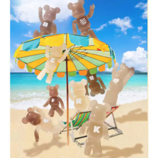 BEETLE BE@RBRICK S40 40代 字母 遇熱變色 透明 一組9隻 整套 庫柏力克熊 100%