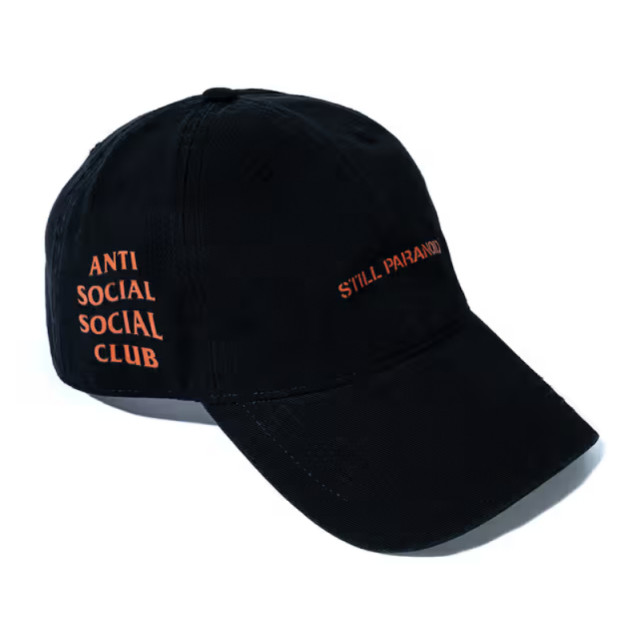 UNDEFEATED ASSC STILL PARANOID 黑橘  老帽 ANTI SOCIAL CLUB