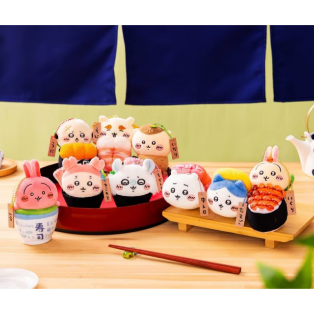 BEETLE 日本 CHIIKAWA 壽司 手捲 烏薩奇 小八貓 吉伊卡哇 吊飾 娃娃 掛飾 小桃 栗子 風獅爺 海獺