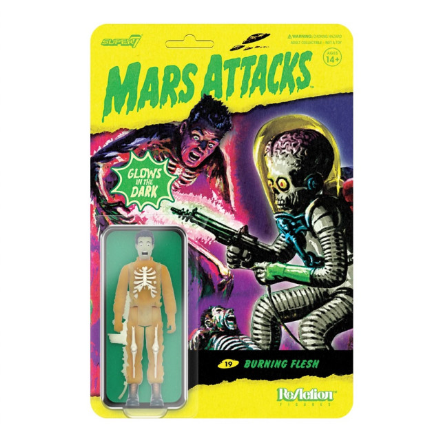 BEETLE SUPER7 星戰毀滅者 MARS ATTACK BURNING FLESH 夜光 REACTION 公仔