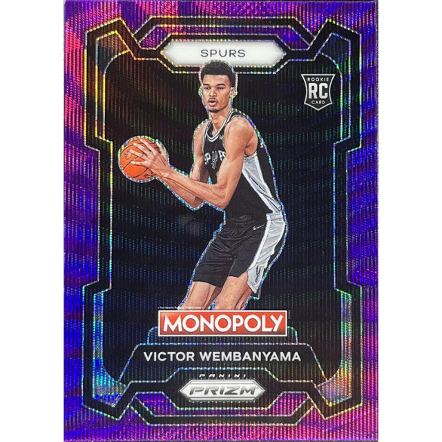 PANINI 大富翁 NBA 馬刺 斑馬 紫波 VICTOR WEMBANYAMA RC MONOPOLY PRIZM