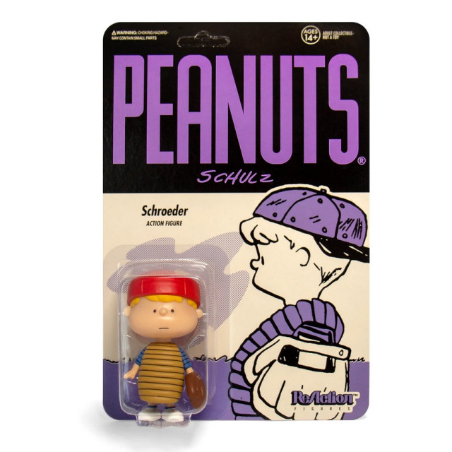 BEETLE SUPER7 謝勒德 BASEBALL SCHROEDER PEANUTS 史努比 REACTION 公仔