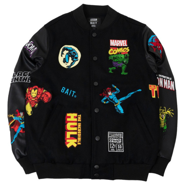 BEETLE BAIT X MARVEL 漫威 夾克 棒球外套 CLASSIC VARSITY JACKET