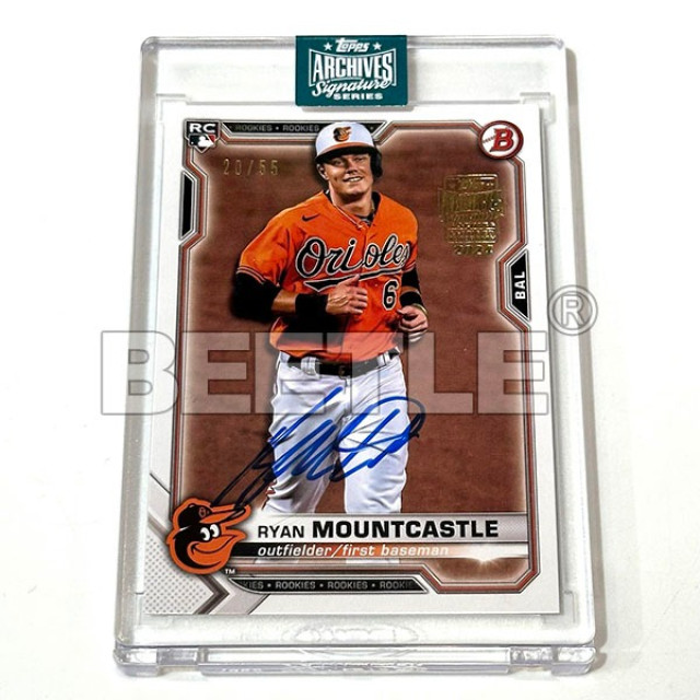 BEETLE TOPPS AUTO 萊恩·蒙卡索 RYAN MOUNTCASTLE MLB 大聯盟 RC 棒球 親簽卡