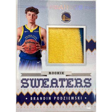 23-24 PANINI HOOPS BRANDIN PODZIEMSKAI 毛衣卡 RC 金州勇士 布蘭丁·波齊姆斯基