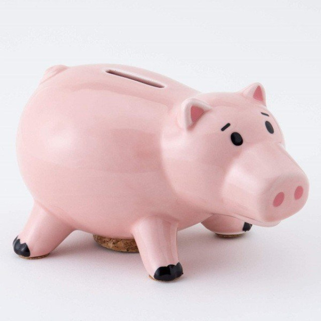 BEETLE 火腿豬 存錢筒 撲滿 玩具總動員 火腿 HAMM BANK TOY STORY 豬 陶瓷 迪士尼
