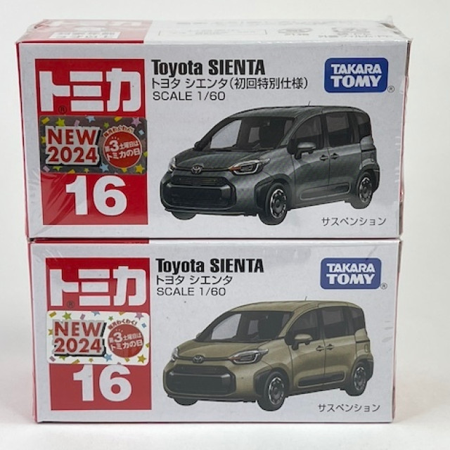 BEETLE TOMICA TOYOTA SIENTA 豐田 多美卡 一般版 初回特別仕樣 2024新車貼
