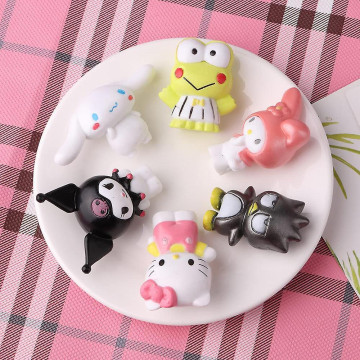 BEETLE 庫洛米 HELLO KITTY 凱蒂貓 美樂蒂 大眼蛙 酷企鵝 大耳狗 三麗鷗 公仔 擺設 可愛 六入一組