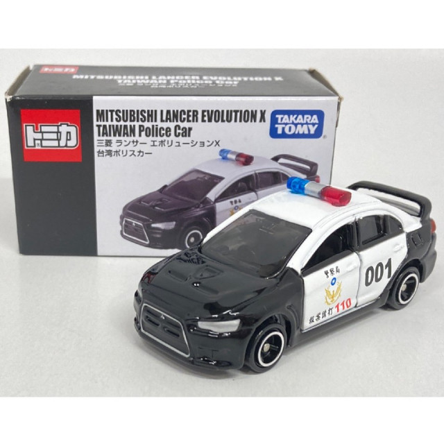 BEETLE TOMICA 台灣警車 POLICE 多美卡 三菱 MITSUBISHI LANCER EVO 台灣限定