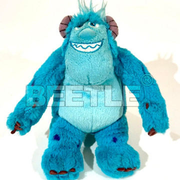 BEETLE 迪士尼 毛怪 怪獸大學 SULLEY 蘇利文 怪獸電力公司 拉鍊 零錢包 吊飾 絨毛蛙蛙 DISNEY