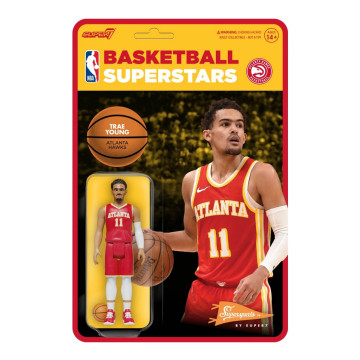 BEETLE SUPER7 NBA TRAE YOUNG 崔·楊 HAWKS 亞特蘭大老鷹 REACTION 公仔