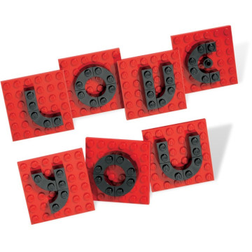 BEETLE LEGO 樂高 情人節 英文字母 VALENTINE LETTER SET 40016 LOVE YOU