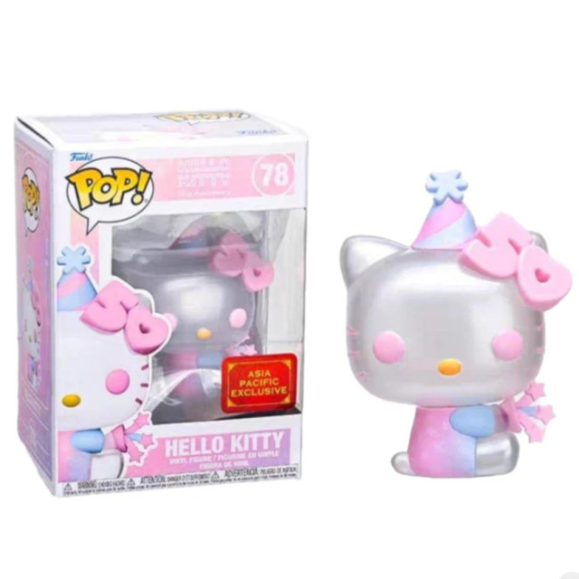 BEETLE FUNKO POP HELLO KITTY 凱蒂貓 三麗鷗 50TH 亞洲限定 50週年 派對帽