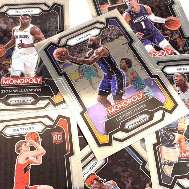 2023-24 PANINI NBA PRIZM 大富翁 球星  MONOPOLY LEBRON LUKA SGA 斑馬