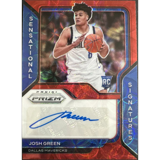 20-21 PANINI NBA JOSH GREEN AUTO RC 貼紙簽 SENSATIONAL PRIZM
