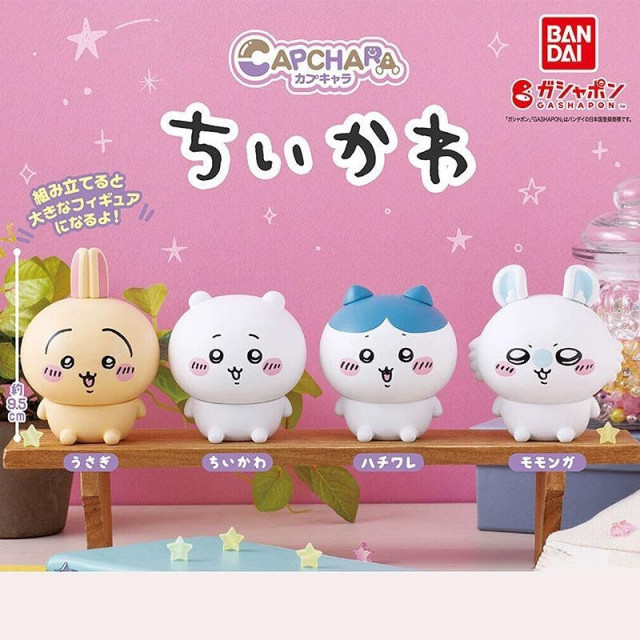 確認款 BEETLE BAMDAI CAPCHARA 吉伊卡哇 大頭 扭蛋 小八貓 小桃 CHIIKAWA