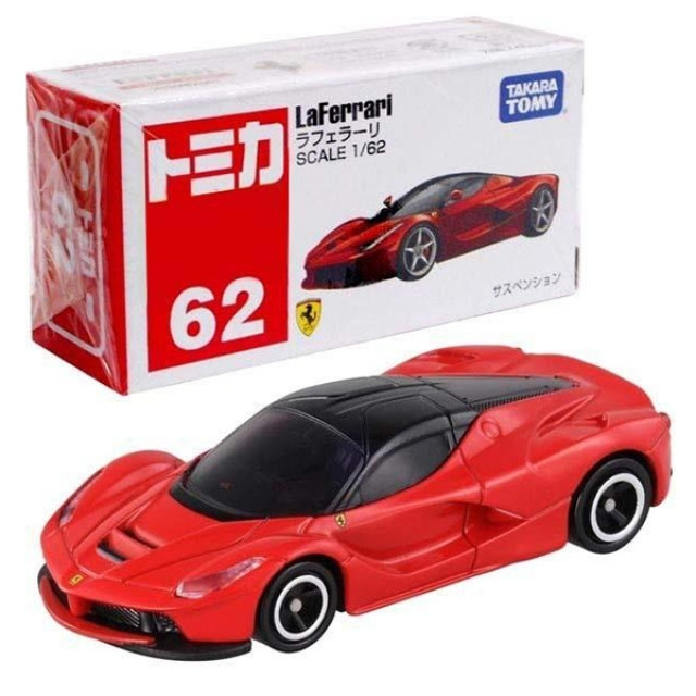 BEETLE TOMICA 法拉利 LAFERRARI 馬王 紅色 多美卡 跑車 小汽車 NO.62 日版