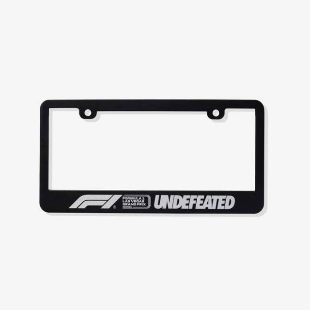 BEETLE UNDEFEATED F1 聯名 車牌 標誌 車牌框 LOGO LICENSE PLATE FRAME