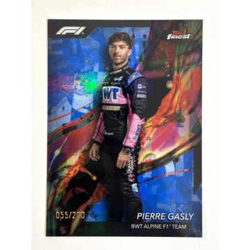2024 TOPPS FINEST F1 PIERRE GASLY 賽車 BWT ALPINE 阿爾卑F1車隊 #10