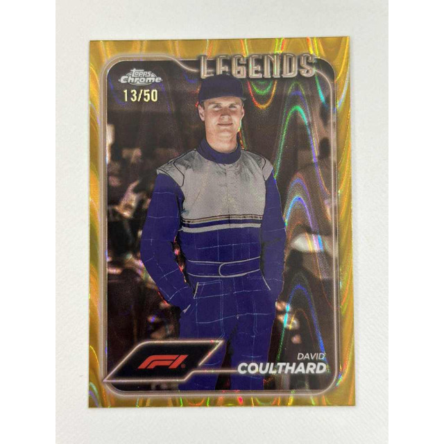 2024 TOPPS CHROME F1 LEGEND DAVID COULTHARD 一級方程式賽車 賽車 限量50張